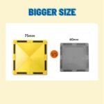 Magnetic Tiles - Cold Colors - 20pcs - Image 5